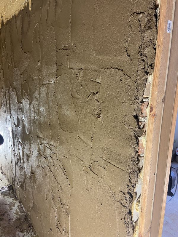 Eine Wand entsteht