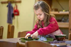 Übung des praktischen Lebens - Silberputzen