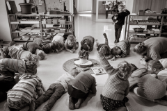 Gruppenübung der 3-6jährigen